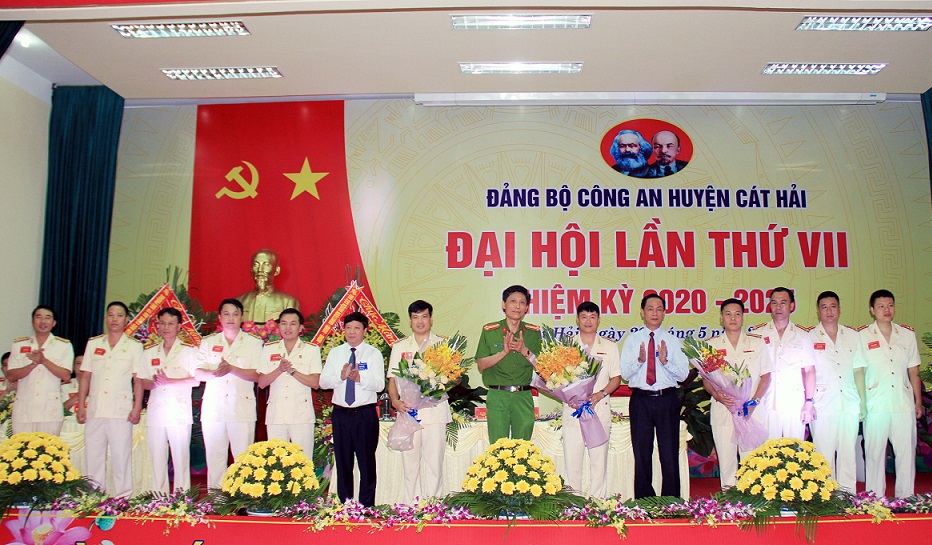 Đảng bộ Công an huyện Cát Hải tổ chức đại hội lần thứ 7, nhiệm kỳ 2020-2025